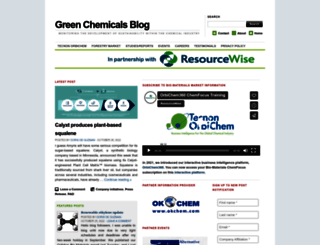 greenchemicalsblog.com screenshot