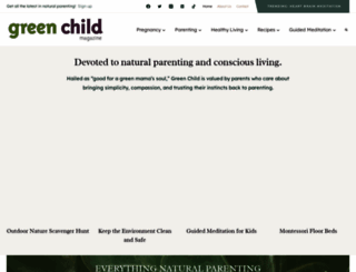 greenchildmagazine.com screenshot