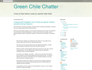 greenchilechatter.blogspot.com screenshot
