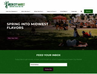 greencitymarket.org screenshot