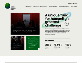greenclimate.fund screenshot