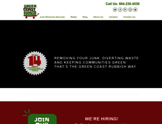 greencoastrubbish.com screenshot