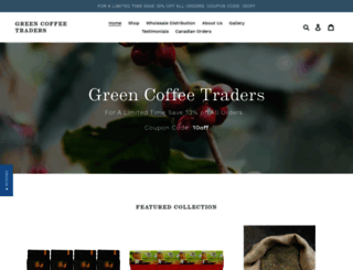 greencoffeetraders.com screenshot