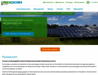 greencrowd.nl screenshot