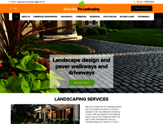 greendayprolandscaping.com screenshot