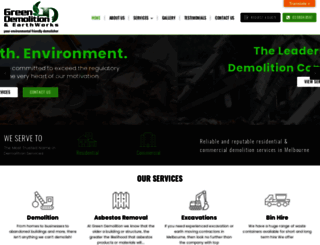greendemolishing.com.au screenshot