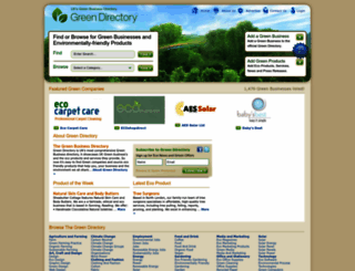 greendirectory.co.uk screenshot