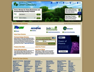 greendirectory.com screenshot
