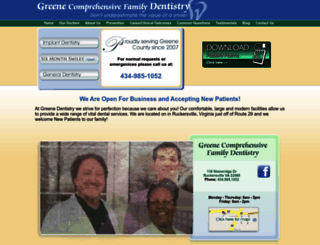 greenecomprehensivefamilydentistry.com screenshot