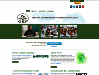 greeneducationfoundation.org screenshot