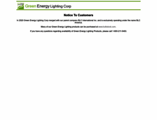 greenenergylight.com screenshot