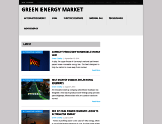 greenenergymarket.org screenshot