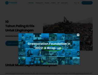 greeneration.org screenshot