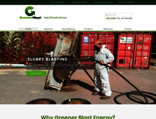 greenerblastenergy.com screenshot