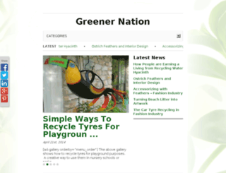greenernation.org screenshot