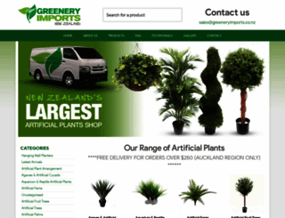 greeneryimports.co.nz screenshot