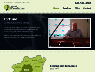 greenespianoservice.com screenshot