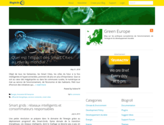 greeneurope.blogactiv.eu screenshot
