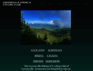 greenevillehikingclub.com screenshot