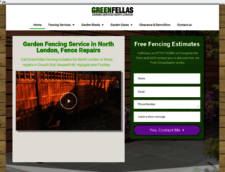 greenfellasfences.co.uk screenshot