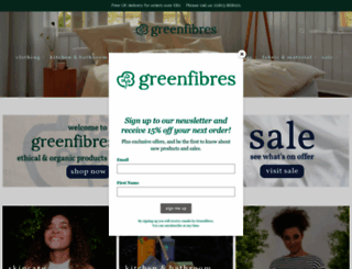 greenfibres.com screenshot