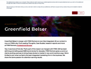 greenfieldbelser.com screenshot