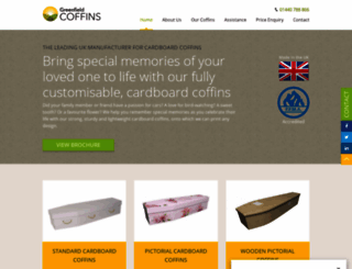 greenfieldcoffins.co.uk screenshot