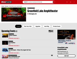 greenfieldlakeamphitheater.com screenshot