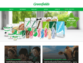 greenfieldsmilk.com screenshot