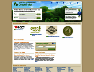 greenfinder.ca screenshot