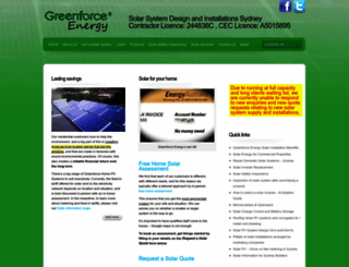 greenforcesolar.com.au screenshot