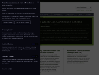 greengas.org.uk screenshot