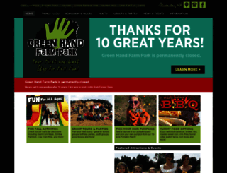 greenhandfarmpark.com screenshot