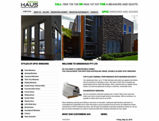 greenhaus.com.au screenshot