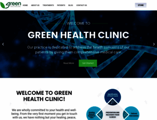greenhealthclinic.com screenshot