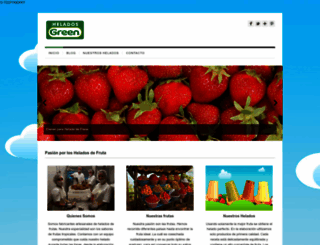 greenhelados.com screenshot