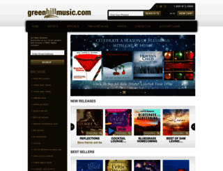 greenhillmusic.com screenshot