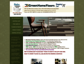 greenhomefloors.com screenshot