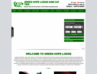 greenhopelodge.com screenshot
