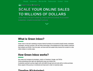 greeninbox.com screenshot
