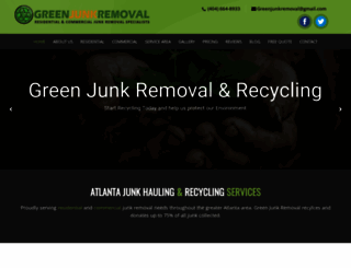 greenjunkremoval.com screenshot