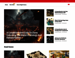 greenknightgames.co.uk screenshot