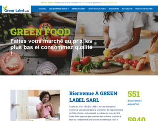 greenlabel-ci.com screenshot