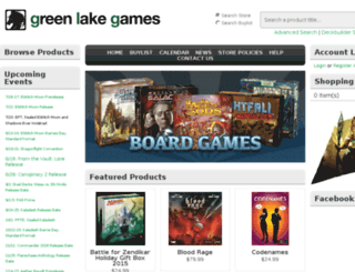 greenlakegames.crystalcommerce.com screenshot
