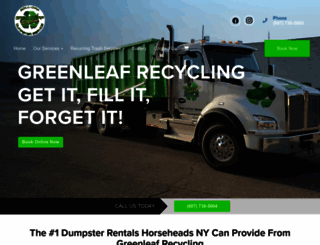 greenleaf-recycling.com screenshot