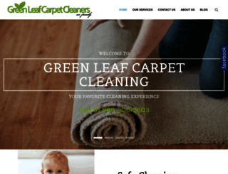 greenleafcarpetcleaners.com screenshot