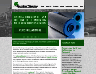 greenleaffilters.net screenshot