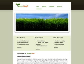 greenleafjute.com screenshot