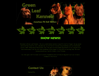 greenleafkennels.com screenshot