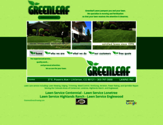 greenleaflawns.com screenshot